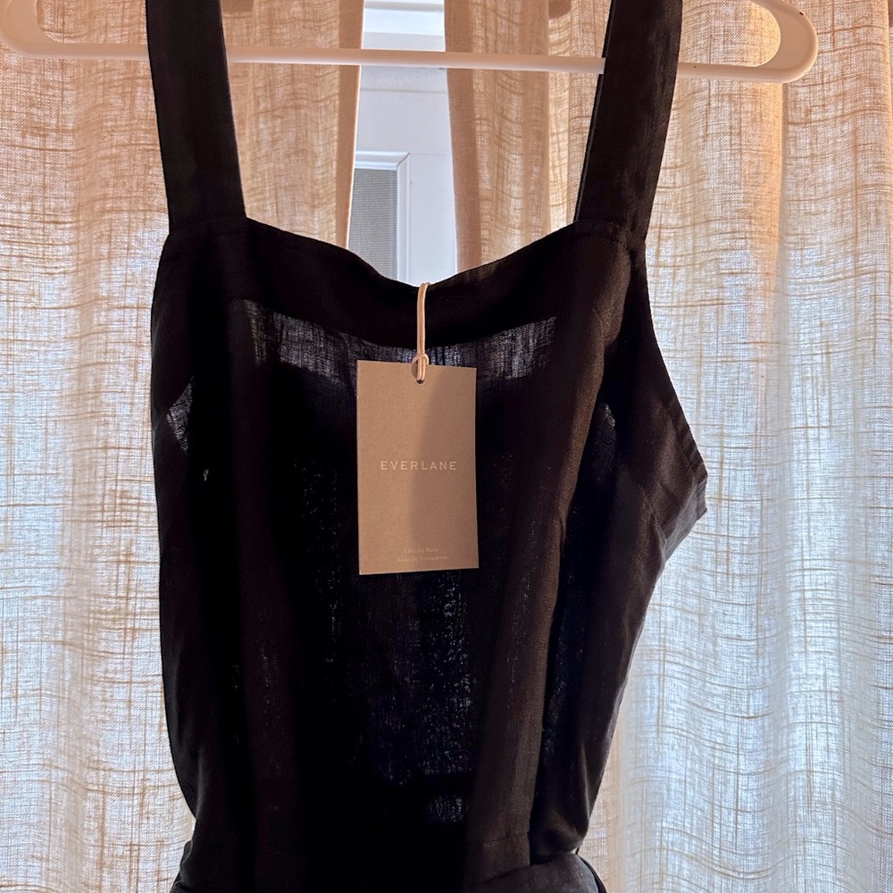 NWT Everlane linen jumpsuit